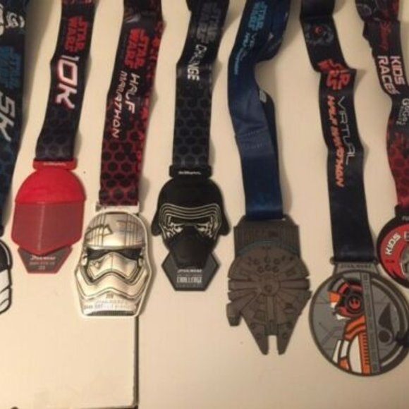 2018 runDisney Star Wars Kessel Challenge Set of 7 - Picture 2 of 2